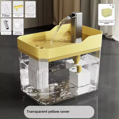 Automatic Cat Water Fountain - Filter Included, Always Fresh Water